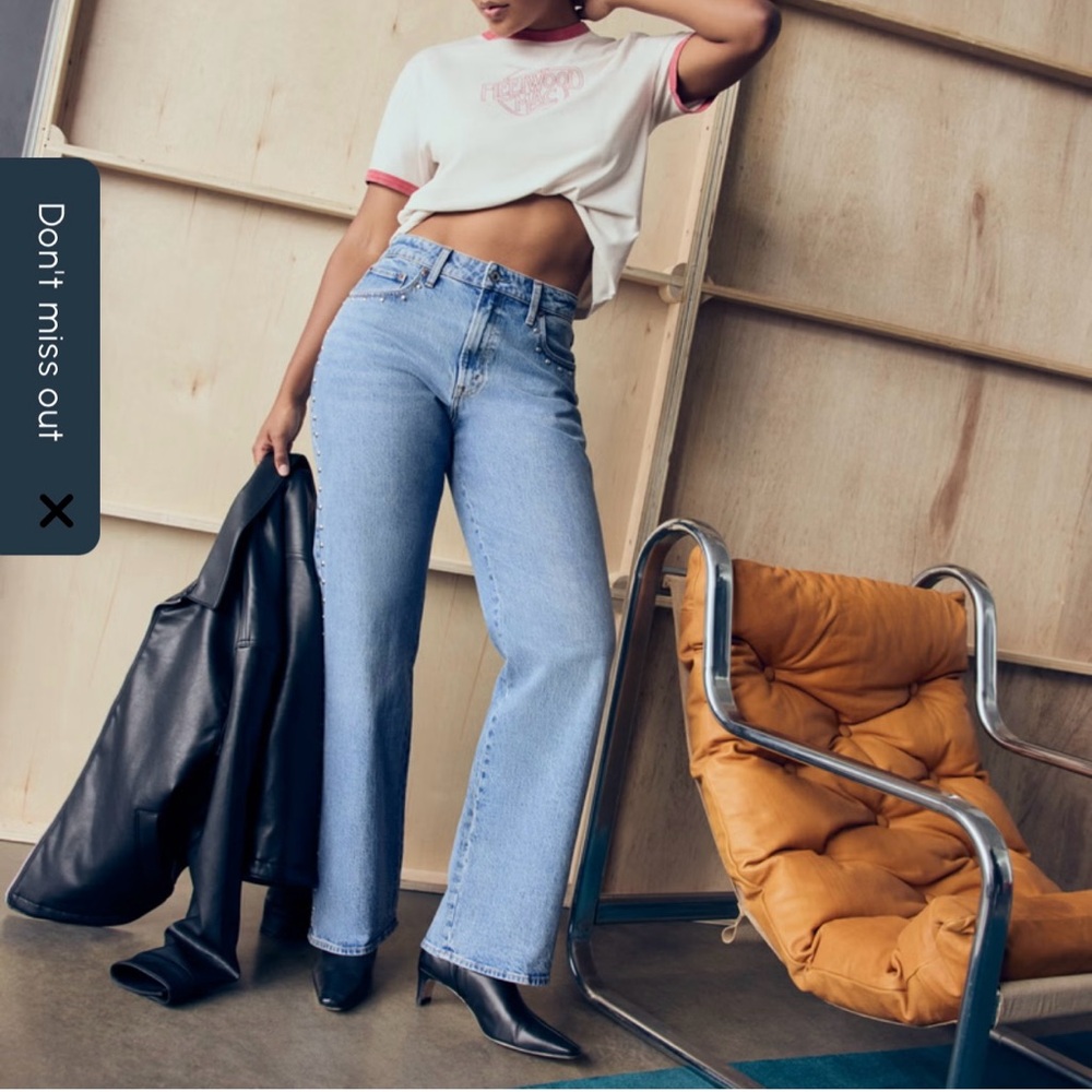 Abercrombie and Fitch curve love 90s relaxed Jean